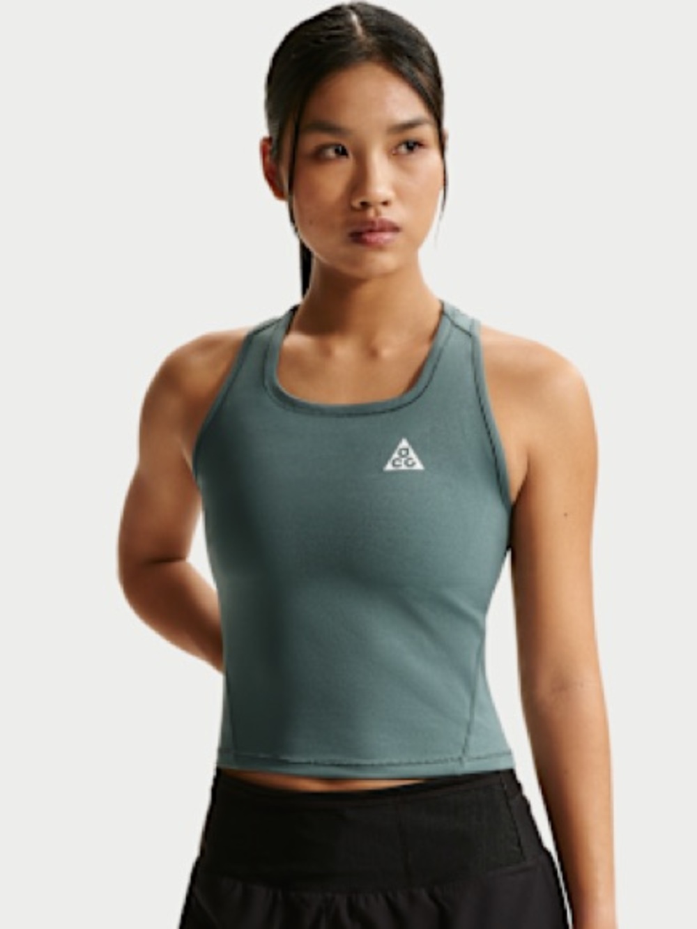Nike ACG Women's Dri-FIT Trail Running Tank Top in Mineral Slate large